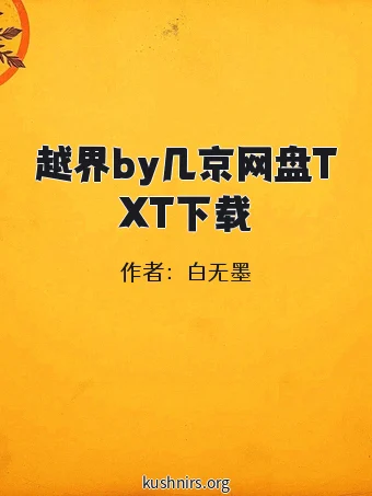 越界by几京网盘TXT下载