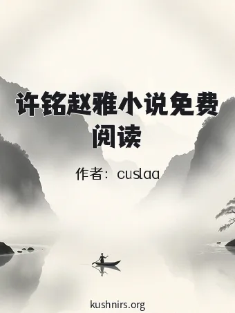 许铭赵雅小说免费阅读