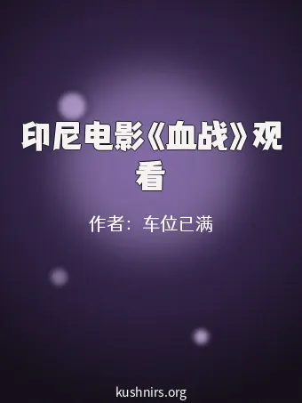 印尼电影《血战》观看