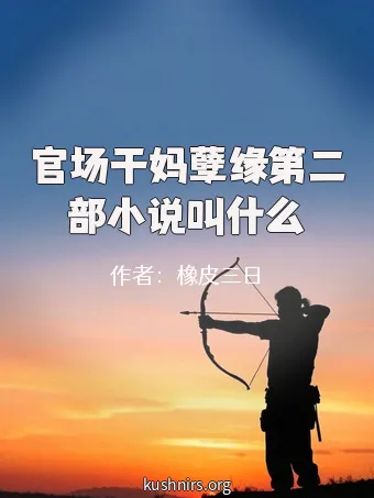 官场干妈孽缘第二部小说叫什么