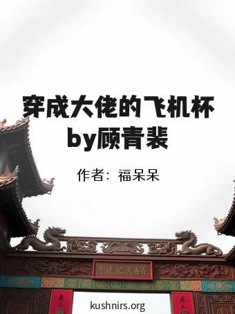 穿成大佬的飞机杯by顾青裴